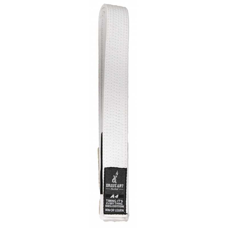 Ceinture Blanche de jiu-Jitsu Brésilien Brave Art - BAJJBWH20 Ceinture Blanche de jiu-Jitsu Brésilien Brave Art - BAJJBWH20