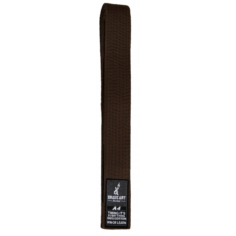 Ceinture Marron de Jiu-Jitsu Brésilien Brave Art - BAJJBBB20 Ceinture Marron de Jiu-Jitsu Brésilien Brave Art - BAJJBBB20