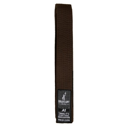 Ceinture Marron de Jiu Jitsu Brésilien Brave Art