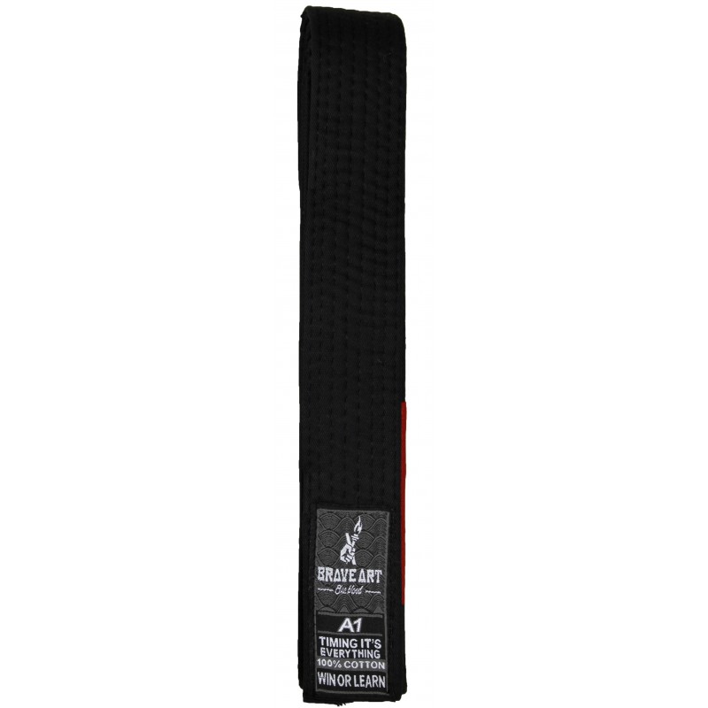 Brave Art Black BJJ Belt – BAJJBBK20 Brave Art Black BJJ Belt – BAJJBBK20
