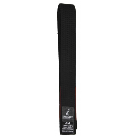 Ceinture de Jiu-Jitsu Brésilien Brave Art Noire – BAJJBBK20