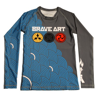 Rashguard LS Kanjis Brave Art