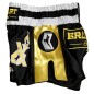 Brave Art Muay Thai Gold Shorts – Black & Gold Brave Art Muay Thai Gold Shorts – Black & Gold