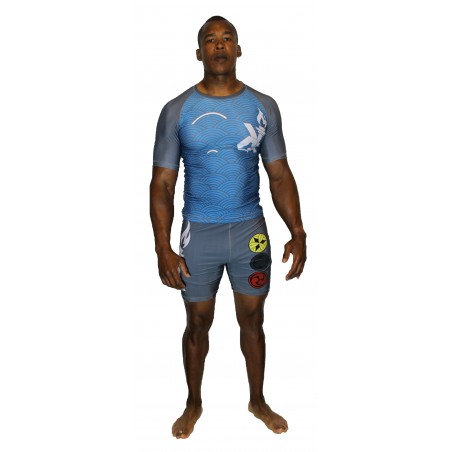 Rashguard manches courtes Kamon Brave Art