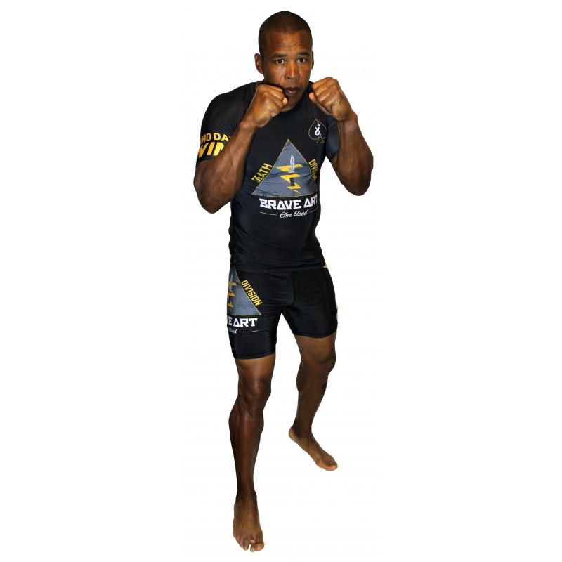 Rashguard Manches Courtes Dares Brave Art Rashguard Manches Courtes Dares Brave Art