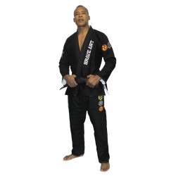 Kimono de Jiu-Jitsu Brésilien Brave Art Noir et Blanc Réversible - BAJJBBLWHRE