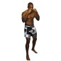 Brave Art Muay Thai Light Night Shorts – Black & White – BATSLN Brave Art Muay Thai Light Night Shorts – Black & White – BATSLN