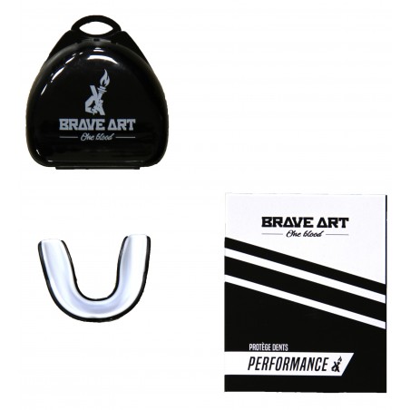 Brave Art Mouthguard Black & White
