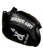 Protège-Cuisses Brave Art – Cuir Premium pour Low Kicks Intenses