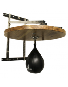 Speed Bag Brave Art – Poire Cuir & Plateforme Bois Murale