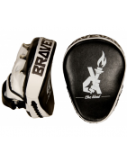 Focus Mitts Brave Art – Cuir ou PU, Formats Pro pour Entraînement Frappe
