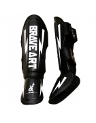 Protèges-Tibias Brave Art – Cuir ou PU, Protection & Mobilité